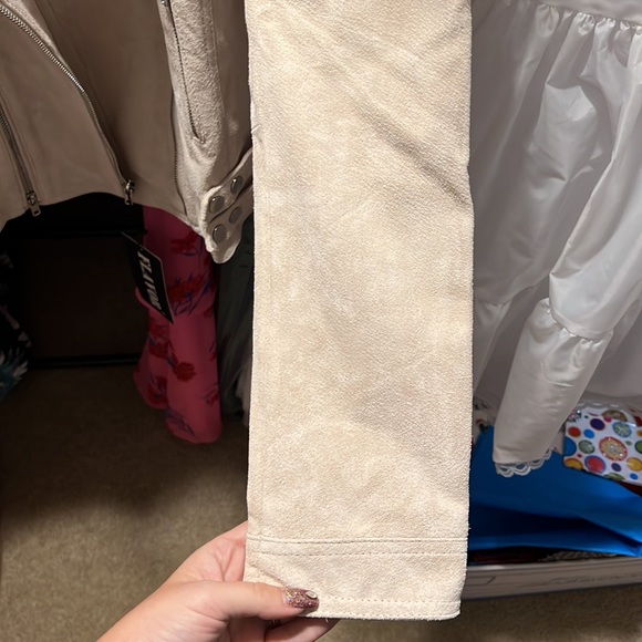 Genuine Suede Moto Jacket - Picture 5 of 9